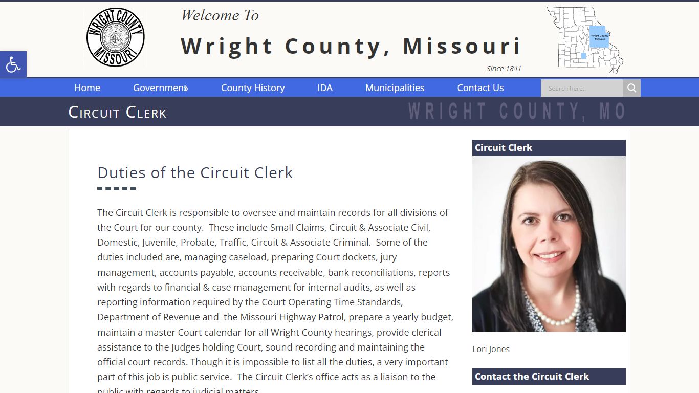 Circuit Clerk - Wright County, Missouri